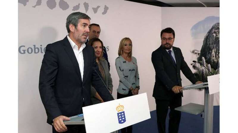 Imagen de archivo de Fernando Clavijo y Asier Antona (Foto TA)